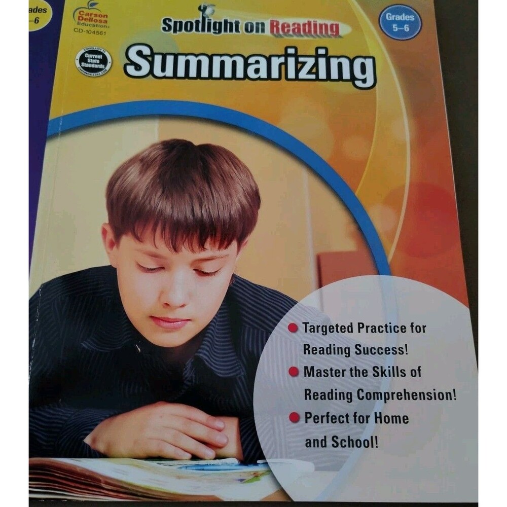 Spotlight On Reading Story Elements 4 Books Grades 5-6 Carson Dellosa - Picture 3 of 5